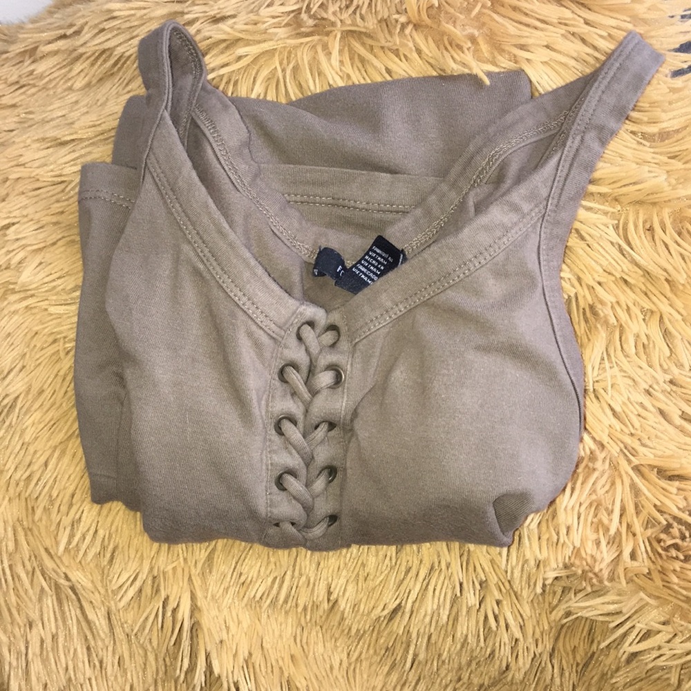 Forever 21 Tight Olive Mini Dress
